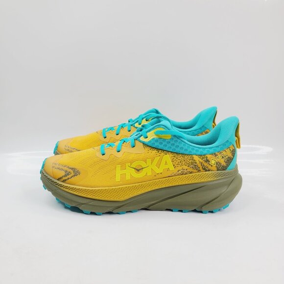 Hoka One One Men\'s Golden Yellow Avocado Challenger ATR 7 GTX Running Shoes 10D main image 5
